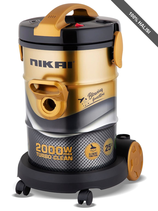 Nikai NVC450A Drum Vacuum Cleaner Dry 25L Metal Telescopic Tube Online Shopping Site for