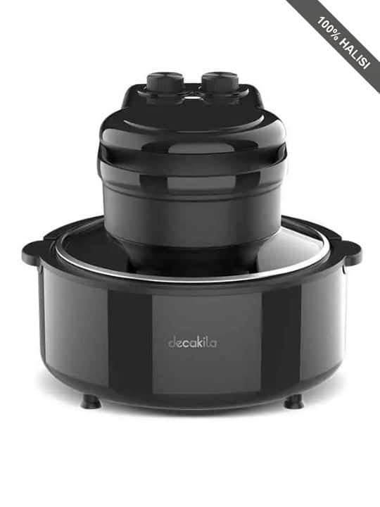 Decakila 5L Air Fryer 1200W Transparent Window Single Coat Non Stick Heating Element, Model KEEC045B