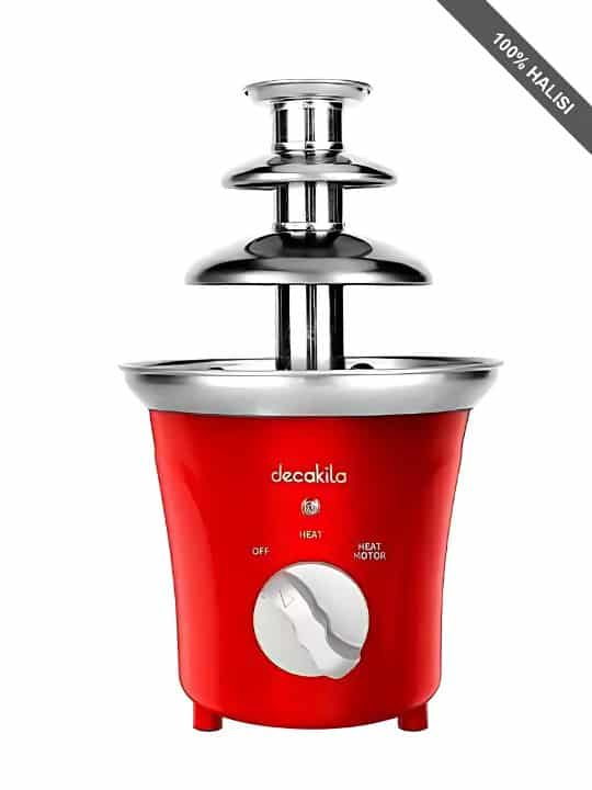 Decakila 70W 3 Levels Of Melting Stainless Steel Chocolate Fountain, Model KETT011R