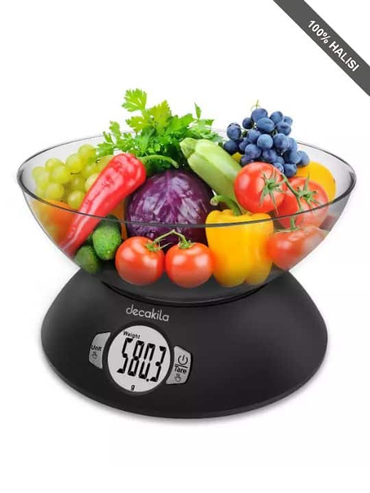 Decakila 2-5000G Digital Multifunction Food Kitchen Scale Bowl, Model KMTT012B