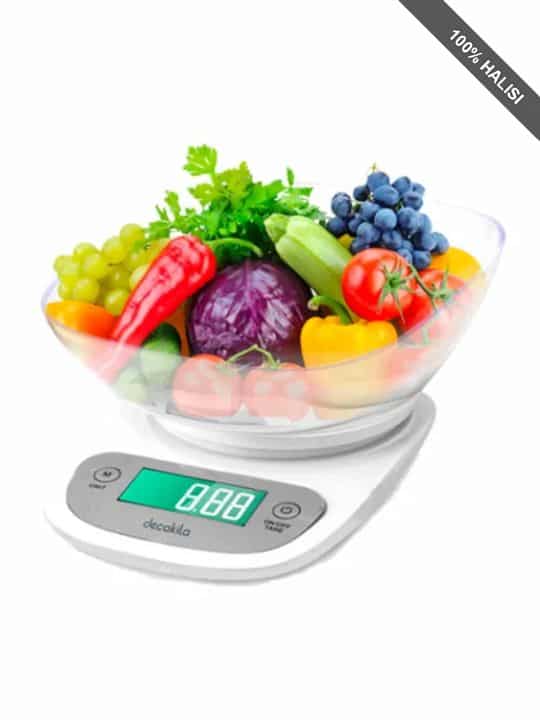 Decakila 2-5000G Digital Multifunction Kitchen Food Scale Bowl, Model KMTT092W