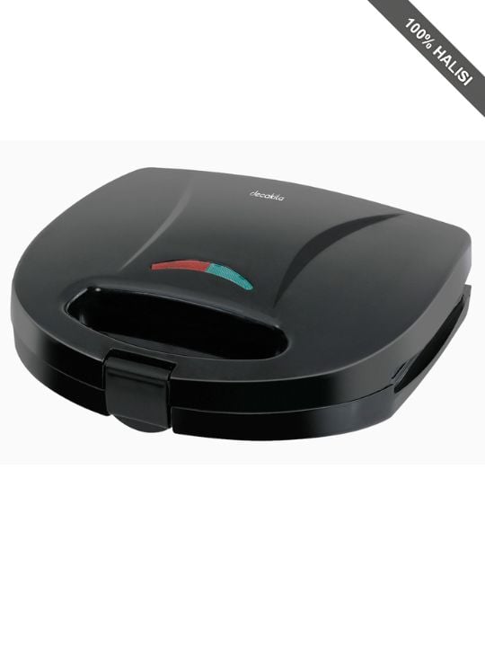 Decakila 750W  Non-stick Surface Technology LED Indicator Thermally Insulated Housing Sandwich Maker, Model KEEC046B