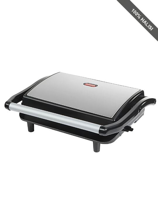 Decakila Non Stick Coating Cool Touch Safe Handle Contact Grill 2 Slice 850w, KEEC049M