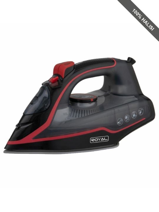 Decakila Steam Iron 2000-2400W Water Tank Capacity 210ml, Model KEEN001W
