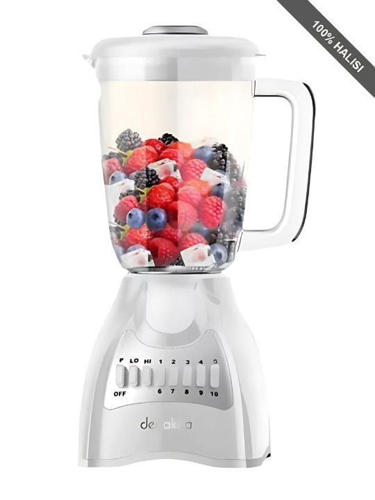 Decakila 1.5L Jug 2 Speed With Pulse SS Blade Mixer 4-Bladed Blender, KEJB044W