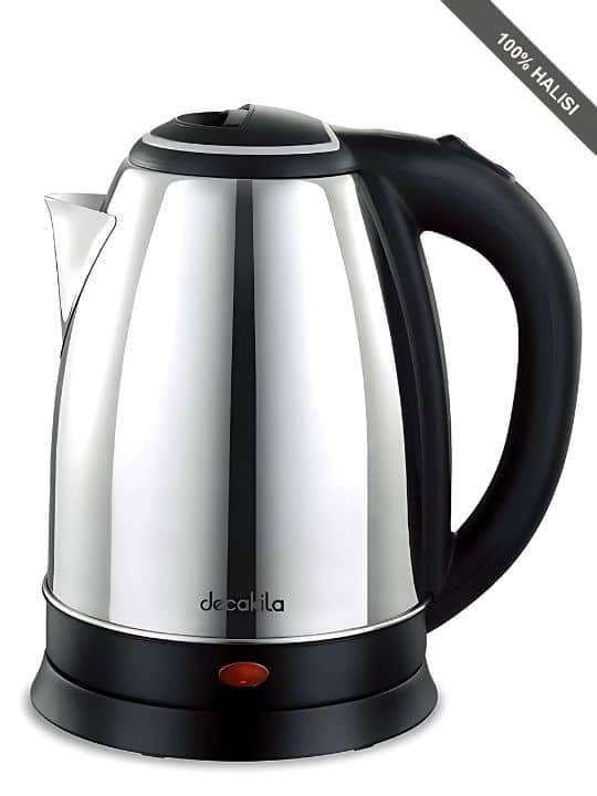 Decakila 1.8L Electric Jug 1500W 201 Stainless Steel Protection Kettle, Model KEKT031M
