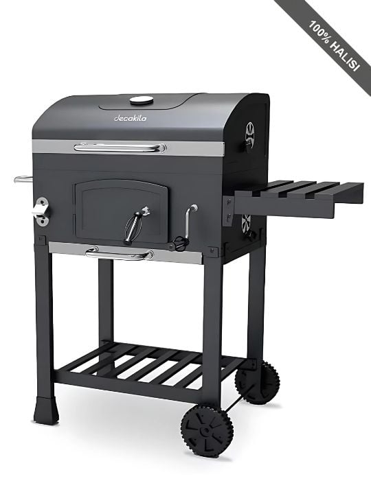 Decakila Thermostat Cooking Area 52x48 CM Chorme Wire 24" Barbeque Gas Grill, KMCC008B