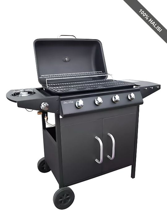Decakila Cooking Area 63×37cm Barbeque Gas Grill, KMGS006B