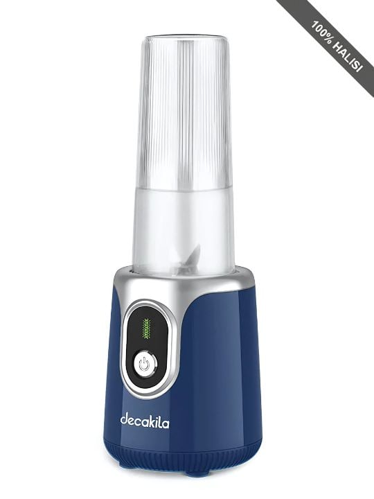 Decakila 7.4V Cordless 500ML 2 Bladed Stainless Steel Blade Portable Blender 120W, KMJB022L