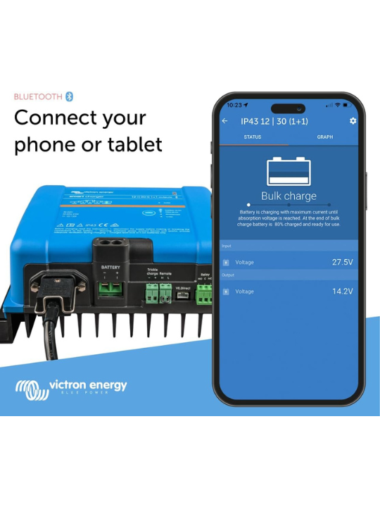Victron Energy Smart IP43 Charger IP43 12/50 (3) 3 Victron Energy Smart IP43 Charger IP43 12/50 (3) - Image 2