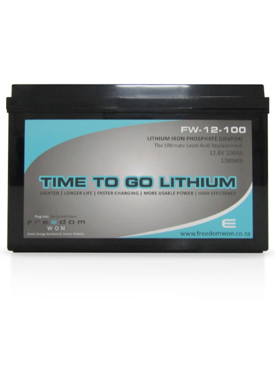 Freedom Won - Auxillary FW12 Range - 1.28kWh, 2.56kWh, 7.96Wh 12.8V LifePO4 Battery - Image 3