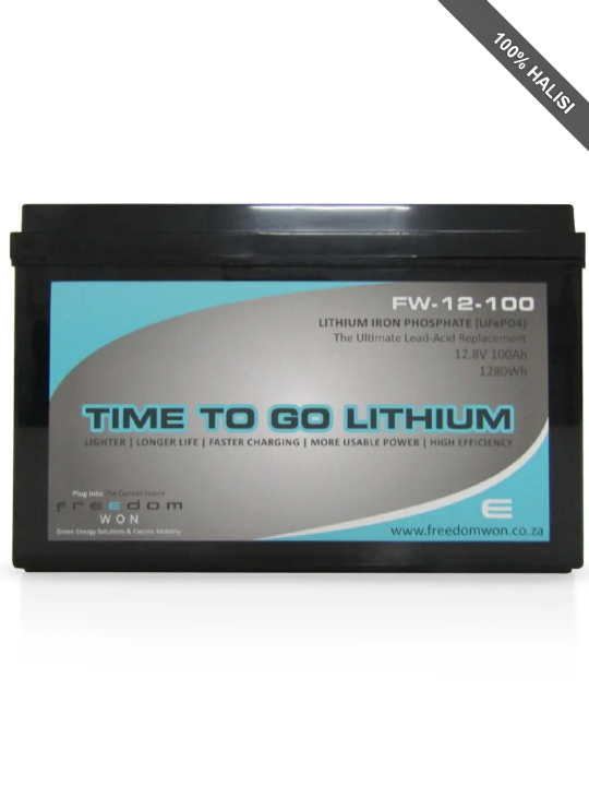 Freedom Won - Auxillary FW12 Range - 1.28kWh, 2.56kWh, 7.96Wh 12.8V LifePO4 Battery
