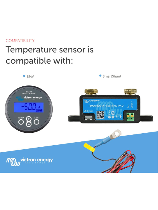 Victron Energy Temperature Sensor for BMV-712 Smart and BMV-702 - Image 2