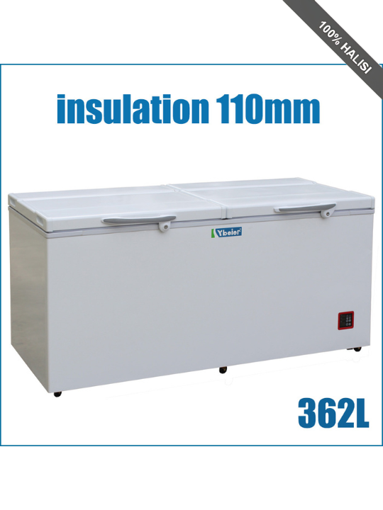 Beier BR362RF 362 Litres Solar Power Fridge Freezer Combo (169 Liters Fridge, 193 Liters Freezer) - Chest Type